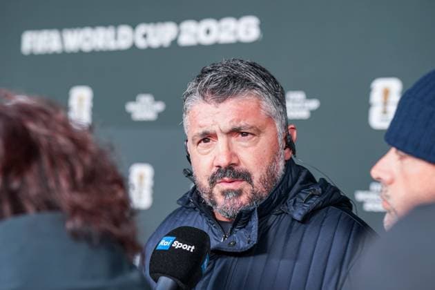 Soccer FIFA World Cup Qualification Europe 2025 26 Playoff Draw Home of FIFA Zurich, Switzerland Italys national team coach Gennaro Gattuso Italy Zurich Canton Zurich Switzerland Copyright: xJOERANxSTEINSIEKx