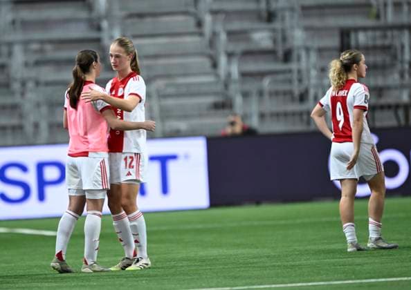 STOCKHOLM, SWEDEN 20251120 Ajaxs Jade van Hensbergen is depressed after the loss after Thursdays Europa Cup qualifier 2 of 2 between Hammarby IF and AFC Ajax at 3Arena STOCKHOLM SWEDEN x10050x  Copyright: xPontusxLundahl TTx EUROPA CUP-KVAL HAMMARBY-AJAX