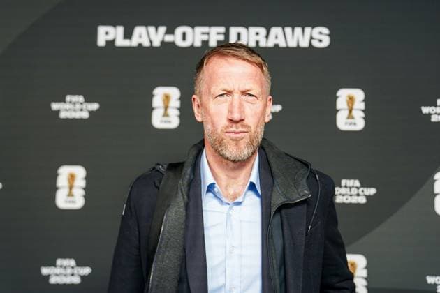 Soccer FIFA World Cup Qualification Europe 2025 26 Playoff Draw Home of FIFA Zurich, Switzerland Graham Potter National Coach Sweden Zurich Canton of Zurich Switzerland Copyright: xJOERANxSTEINSIEKx