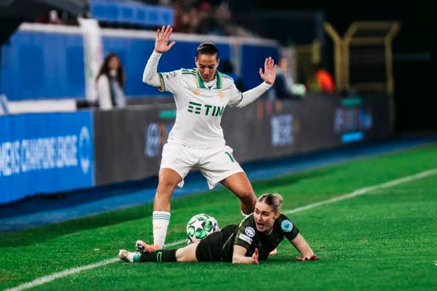 Football, Women, CL, Oud Heverlee Leuven - AS Roma