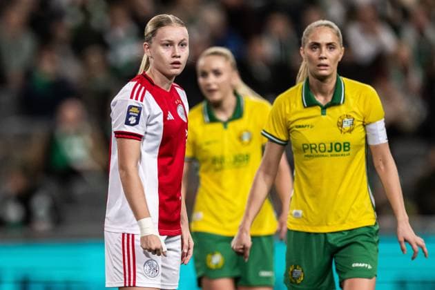 251120 Ranneke Derks of Ajax during the UEFA Women s Europa Cup football match between Hammarby and Ajax on November 20, 2025 in Stockholm Photo Emma Wallskog BILDBYRAN COP 320 EW0590 fotboll football soccer fotball europa cup hammarby ajax uefa womens europa cup dam bbeng  Copyright: EMMAxWALLSKOG BB251120EW093