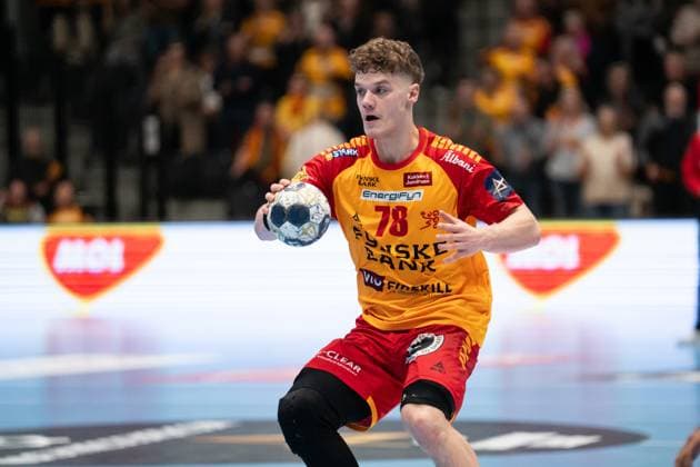GOG v Orlen Wisla Plock, EHF Champions League, Svendborg, Denmark Svendborg, Denmark. 20th, November 2025. Oli Mittun (78) of GOG seen during the EHF Champions League match between GOG and Orlen Wisla Plock at Arena Svendborg in Svendborg. Denmark, Svendborg  Copyright: xGonzalesxPhoto KentxRasmussenx