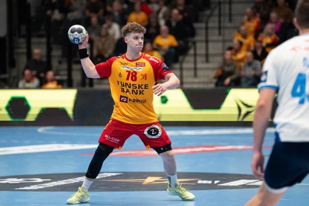 GOG v Orlen Wisla Plock, EHF Champions League, Svendborg, Denmark Svendborg, Denmark. 20th, November 2025. Oli Mittun (78) of GOG seen during the EHF Champions League match between GOG and Orlen Wisla Plock at Arena Svendborg in Svendborg. Denmark, Svendborg  Copyright: xGonzalesxPhoto KentxRasmussenx