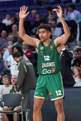 November 20, 2025, Madrid, Madrid, SPAIN: Maodo Lo of Zalgiris Kaunas protest during the Turkish Airlines EuroLeague Regular Season Round 12 match between Real Madrid and Zalgiris Kaunas at Movistar Arena on November 20, 2025 in Madrid, Spain. Madrid SPAIN - ZUMAa181 20251120_zaa_a181_150 Copyright: xIrinaxR.xHipolitox