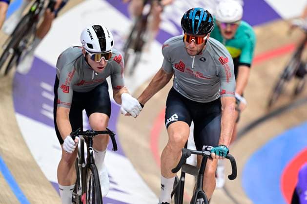 Lotto Six Days Flanders-Ghent 20 11 2025 GENT, BELGIUM - NOVEMBER 20 : Kluge Roger (GER) & Torn Teutenberg Tim (GER) pictured during Lotto Six Days of Flanders Ghent on November 20, 2025 in Gent, Belgium, 20 11 2025 Gent Belgium  Copyright: xNicoxVereeckenx