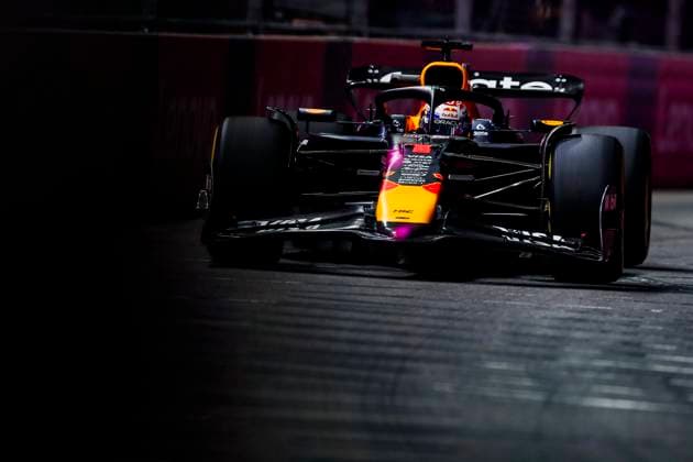 F1 - LAS VEGAS GRAND PRIX 2025 01 VERSTAPPEN Max (nld), Red Bull Racing RB21, action during the 2025 Formula 1 Las Vegas Grand Prix, 22th round of the 2025 FIA Formula One World Championship, WM, Weltmeisterschaft from November 21 to 23, 2025 on the Las Vegas Strip Circuit, in Paradise, Nevada, United States of America - ParadiseUnited States  Copyright: xJoaoxFilipex