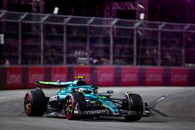 F1 - LAS VEGAS GRAND PRIX 2025 14 ALONSO Fernando (spa), Aston Martin F1 Team AMR24, action during the 2025 Formula 1 Las Vegas Grand Prix, 22th round of the 2025 FIA Formula One World Championship, WM, Weltmeisterschaft from November 21 to 23, 2025 on the Las Vegas Strip Circuit, in Paradise, Nevada, United States of America - ParadiseUnited States  Copyright: xJoaoxFilipex