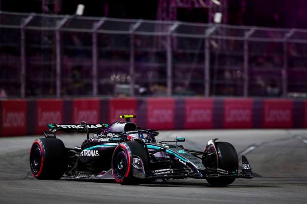 F1 - LAS VEGAS GRAND PRIX 2025 12 KIMI ANTONELLI Andrea (ita), Mercedes AMG F1 Team W16, action during the 2025 Formula 1 Las Vegas Grand Prix, 22th round of the 2025 FIA Formula One World Championship, WM, Weltmeisterschaft from November 21 to 23, 2025 on the Las Vegas Strip Circuit, in Paradise, Nevada, United States of America - ParadiseUnited States  Copyright: xJoaoxFilipex