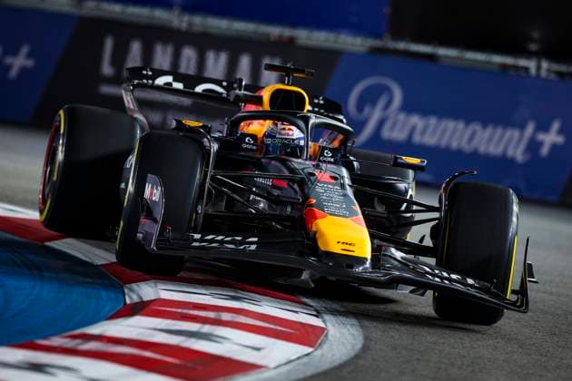 F1 - LAS VEGAS GRAND PRIX 2025 01 VERSTAPPEN Max (nld), Red Bull Racing RB21, action during the 2025 Formula 1 Las Vegas Grand Prix, 22th round of the 2025 FIA Formula One World Championship, WM, Weltmeisterschaft from November 21 to 23, 2025 on the Las Vegas Strip Circuit, in Paradise, Nevada, United States of America - ParadiseUnited States  Copyright: xXavixBonillax
