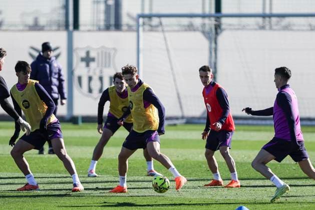 Football, Spain, FC Barcelona, Training