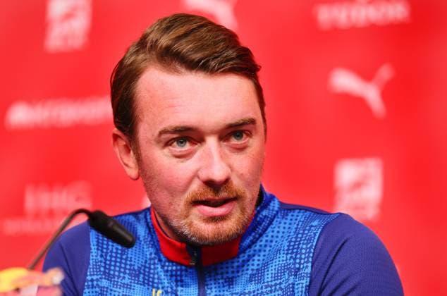 RB Leipzig Coach PK Leipzig, 21 11 2025, RBL Football Academy, Soccer Bundesliga , RB Leipzig Women Press Conference , In the picture Head Coach Jonas Stephan Bundesliga Women , Picture Point