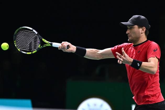 Dc Bologna 21 11 2025 - Coppa Davis Italia-Belgio foto Domenico Cippitelli Image nella foto: Raphael Collignon 