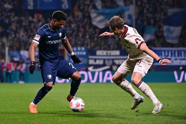 Farid Alfa Ruprecht 29 Vfl Bochum , VfL Bochum vs Dynamo Dresden, Soccer, 2 Bundesliga, 13 Matchday, 21 11 2025 DFB regulations prohibit any use of photographs as image sequences and or quasi video Bochum Nordrhein Westfalen Germany Copyright: xkolbert-press MarcxNiemeyerx