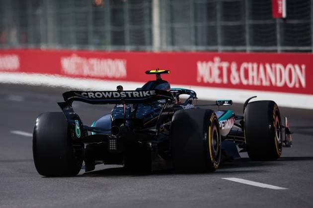 F1 - LAS VEGAS GRAND PRIX 2025 12 KIMI ANTONELLI Andrea (ita), Mercedes AMG F1 Team W16, action during the 2025 Formula 1 Las Vegas Grand Prix, 22th round of the 2025 FIA Formula One World Championship, WM, Weltmeisterschaft from November 21 to 23, 2025 on the Las Vegas Strip Circuit, in Paradise, Nevada, United States of America - ParadiseUnited States  Copyright: xEricxAlonsox