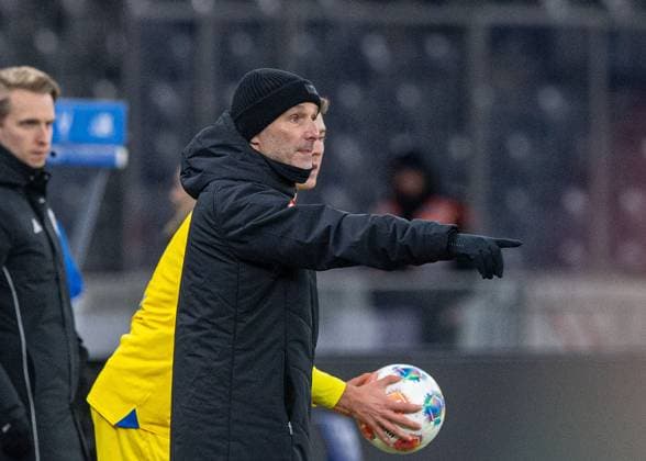 Soccer, Men, Season 2025 2026, 2 Bundesliga 13 Matchday , Hertha BSC Eintracht Braunschweig, Coach Stefan Leitl Hertha BSC , 21 11 2025, Copyright: xSebastianxRäppold MatthiasxKochx