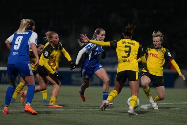 Football, Women, NRW State Cup, FC Schalke 04 - Borussia Dortmund