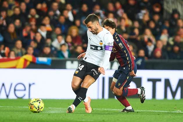 Jose Luis Gaya Valencia CF during the LaLiga EA Sports match between Valencia CF and Levante UD at Estadio de Mestalla on December 21, 2025 in Valencia, Spain Photo by Maria Jose Segovia DeFodi Images