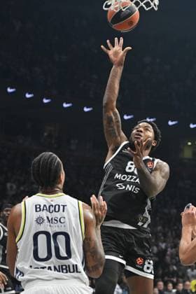 PARTIZAN vs FENERBAHCE ISTANBUL TYRIQUE JONES Tajrik Dzons basketball Partizan vs Fenerbahce Istanbul Euroleague match at Beogradska arena, Belgrade 21.11.2025 Foto: BASKETBALL, EUROLEAGUE, PARTIZAN, FENERBAHCE ISTANBUL Belgrade Stark Belgrade arena Serbia Copyright: xMarkoxMetlas xMNxPressx