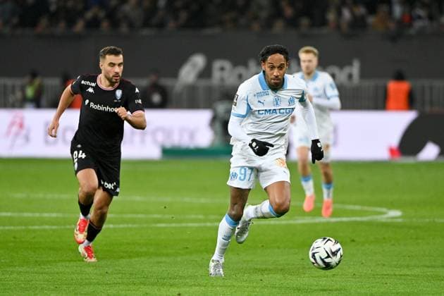 OGC Nice v Olympique de Marseille - Ligue 1 McDonald s 2025 2026 97 Pierre-Emerick AUBAMEYANG (om) during the Ligue 1 McDonald s match between OGC Nice and Olympique de Marseille at Allianz Riviera on November 21, 2025 in Nice, France. Nice France  Copyright: xFEPx 776348205