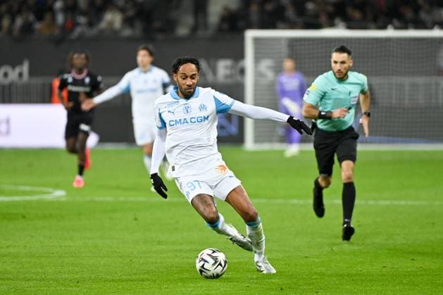 OGC Nice v Olympique de Marseille - Ligue 1 McDonald s 2025 2026 97 Pierre-Emerick AUBAMEYANG (om) during the Ligue 1 McDonald s match between OGC Nice and Olympique de Marseille at Allianz Riviera on November 21, 2025 in Nice, France. Nice France  Copyright: xFEPx 776348205