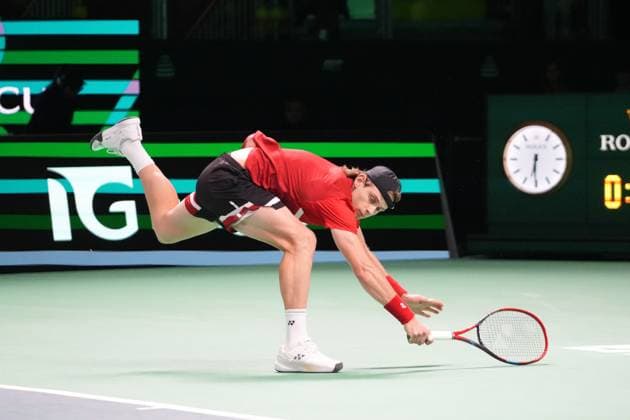 TENNIS - DAVIS CUP 2025 - FINAL 8 21 11 2025 Zizou Bergs of Belgium during Davis Cup 2025, Final 8, Tennis event on 21November 2025 in Bologna, Italy - Photo Laurent Lairys BolognaItaly  Copyright: xLaurentxLairysx