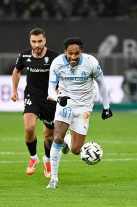 OGC Nice v Olympique de Marseille - Ligue 1 McDonald s 2025 2026 97 Pierre-Emerick AUBAMEYANG (om) during the Ligue 1 McDonald s match between OGC Nice and Olympique de Marseille at Allianz Riviera on November 21, 2025 in Nice, France. Nice France  Copyright: xFEPx 776348205
