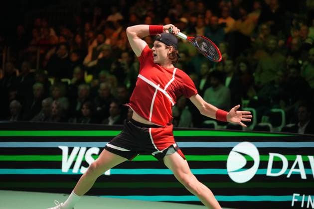 TENNIS - DAVIS CUP 2025 - FINAL 8 21 11 2025 Zizou Bergs of Belgium during Davis Cup 2025, Final 8, Tennis event on 21November 2025 in Bologna, Italy - Photo Laurent Lairys BolognaItaly  Copyright: xLaurentxLairysx