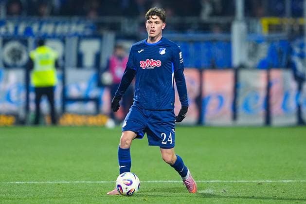 21 11 2025, xydrx, Football, 3 Liga, TSG 1899 Hoffenheim II MSV Duisburg, Season 2025 2026, Dietmar Hopp Stadion Luca Erlein TSG 1899 Hoffenheim II 24 DFB regulations prohibit any use of photographs as image sequences and or quasi video Nordrhein Westfahlen Germany