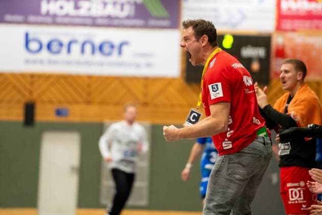 Handball I Men I Season 2025 2026 I 3 League I 12 Matchday I TV Bittenfeld 2 TSV Neuhausen Filder 1898 I 21 11 2025 Coach Daniel Brack TSV Neuhausen Waiblingen Community Hall Bittenfeld Baden Württemberg Germany Copyright: xLobeca MaxxPetershansx