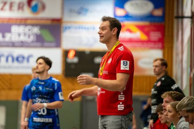 Handball I Men I Season 2025 2026 I 3 League I 12 Matchday I TV Bittenfeld 2 TSV Neuhausen Filder 1898 I 21 11 2025 Coach Daniel Brack TSV Neuhausen Waiblingen Community Hall Bittenfeld Baden Württemberg Germany Copyright: xLobeca MaxxPetershansx