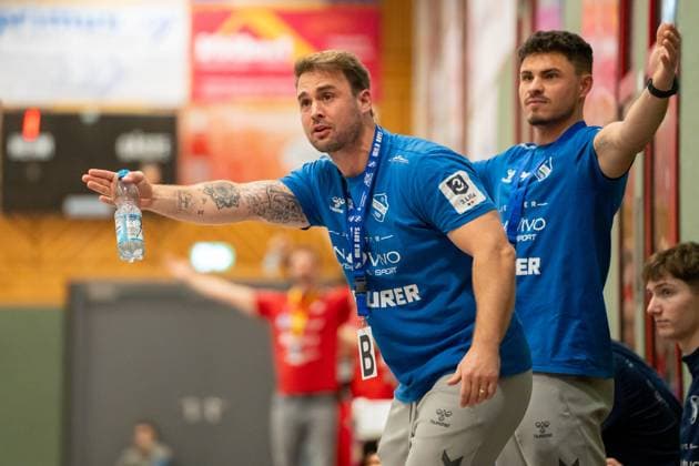 Handball I Men I Season 2025 2026 I 3 League I 12 Matchday I TV Bittenfeld 2 TSV Neuhausen Filder 1898 I 21 11 2025 Coach Alexander Heib TV Bittenfeld 2 Waiblingen Community Hall Bittenfeld Baden Württemberg Germany Copyright: xLobeca MaxxPetershansx
