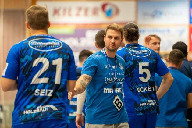 Handball I Men I Season 2025 2026 I 3 League I 12 Matchday I TV Bittenfeld 2 TSV Neuhausen Filder 1898 I 21 11 2025 Coach Alexander Heib TV Bittenfeld 2 Waiblingen Community Hall Bittenfeld Baden Württemberg Germany Copyright: xLobeca MaxxPetershansx