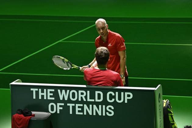 Davis Cup Finale 2025 Bologne - Davis Cup Finale 2025 Bologne - 21 11 2025 - Raphael Collignon - Belgique Bologne  Copyright: xChryslenexCaillaud Pznewsx