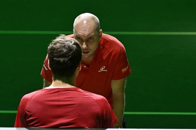 Davis Cup Finale 2025 Bologne - Davis Cup Finale 2025 Bologne - 21 11 2025 - Raphael Collignon - Belgique Bologne  Copyright: xChryslenexCaillaud Pznewsx