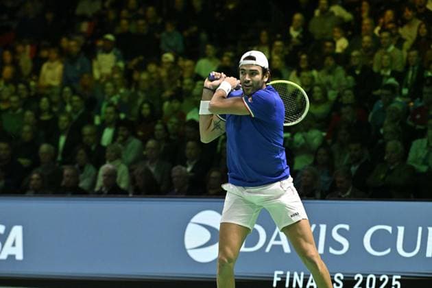 Davis Cup Finale 2025 Bologne - Davis Cup Finale 2025 Bologne - 21 11 2025 - Matteo Berrettini - Italie Bologne  Copyright: xChryslenexCaillaud Pznewsx