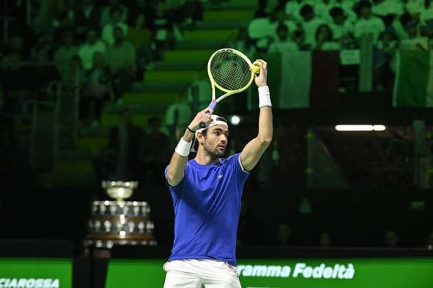 Davis Cup Finale 2025 Bologne - Davis Cup Finale 2025 Bologne - 21 11 2025 - Matteo Berrettini - Italie Bologne  Copyright: xChryslenexCaillaud Pznewsx