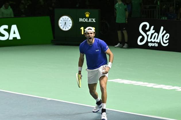 Davis Cup Finale 2025 Bologne - Davis Cup Finale 2025 Bologne - 21 11 2025 - Matteo Berrettini - Italie Bologne  Copyright: xChryslenexCaillaud Pznewsx