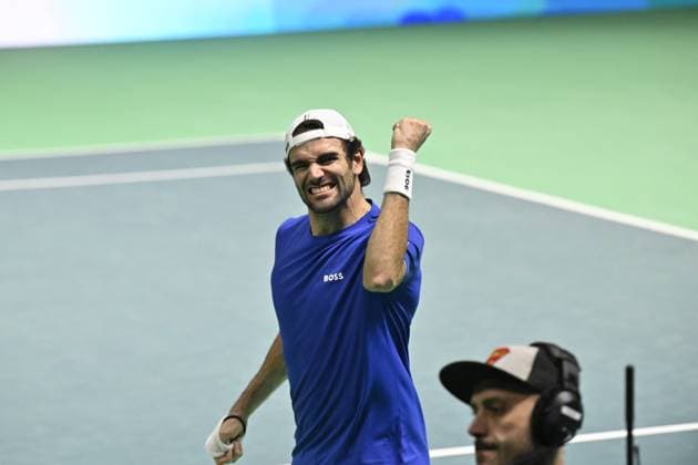 Davis Cup Finale 2025 Bologne - Davis Cup Finale 2025 Bologne - 21 11 2025 - Matteo Berrettini - Italie Bologne  Copyright: xChryslenexCaillaud Pznewsx