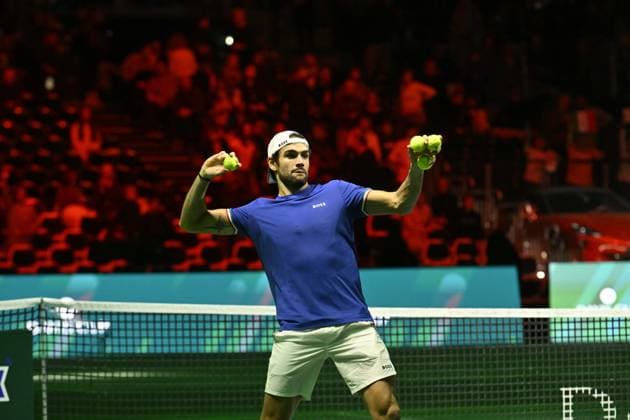 Davis Cup Finale 2025 Bologne - Davis Cup Finale 2025 Bologne - 21 11 2025 - Matteo Berrettini - Italie Bologne  Copyright: xChryslenexCaillaud Pznewsx