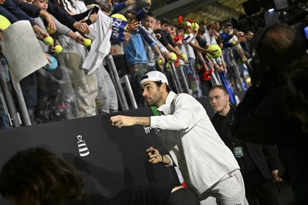 Davis Cup Finale 2025 Bologne - Davis Cup Finale 2025 Bologne - 21 11 2025 - Matteo Berrettini - Italie Bologne  Copyright: xChryslenexCaillaud Pznewsx