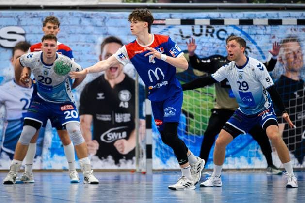 Kornwestheim, Handball 3 Liga 25 26 SV Kornwestheim HBW Balingen 2 Kalle Gaugisch Balingen Kornwestheim Halle Ost Baden Württemberg Germany