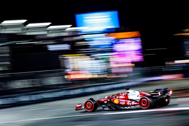 F1 - LAS VEGAS GRAND PRIX 2025 16 LECLERC Charles (mco), Scuderia Ferrari SF-25, action during the 2025 Formula 1 Las Vegas Grand Prix, 22th round of the 2025 FIA Formula One World Championship, WM, Weltmeisterschaft from November 21 to 23, 2025 on the Las Vegas Strip Circuit, in Paradise, Nevada, United States of America - ParadiseUnited States  Copyright: xJoaoxFilipex