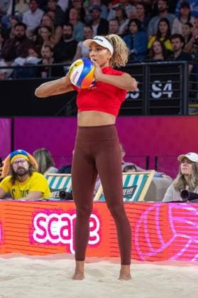 RECORD DATE NOT STATED ADELAIDE, AUSTRALIA - NOVEMBER 21: Brandie Wilkerson (Player 2 - CAN) during the Beach volleyball, Beachvolleyball World Championships at Adelaide on November 21, 2025 in Adelaide, Australia. Australia Copyright: xBEAUTIFULxSPORTS PeterxWeberx