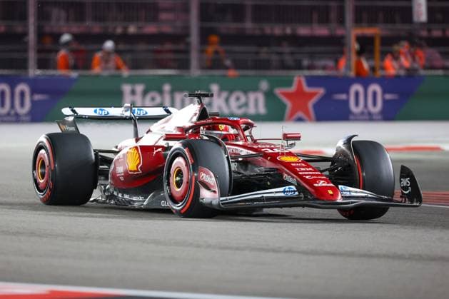 Charles Leclerc Scuderia Ferrari HP 16 , Las Vegas Grand Prix, Motorsport, Men, Formula 1, 3 Free Practice, 21 11 2025 Las Vegas Nevada USA Copyright: xkolbert-press ChristianxKolbertx