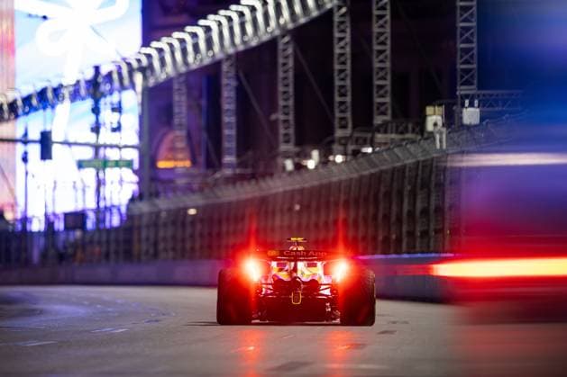 F1 - LAS VEGAS GRAND PRIX 2025 30 LAWSON Liam (nzl), Visa Cash App RB F1 Team VCARB02, action during the 2025 Formula 1 Las Vegas Grand Prix, 22th round of the 2025 FIA Formula One World Championship, WM, Weltmeisterschaft from November 21 to 23, 2025 on the Las Vegas Strip Circuit, in Paradise, Nevada, United States of America - ParadiseUnited States  Copyright: xAndrÃ xFerreirax