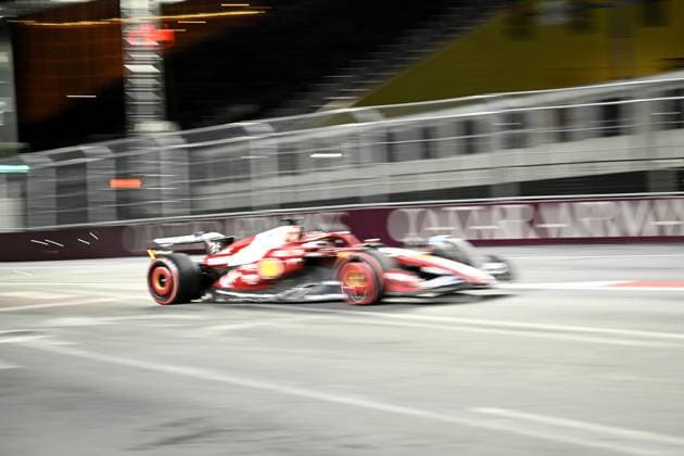 Formula 1 Grand Prix of Las Vegas 2025 - Third Practice Session Classification LAS VEGAS, NEVADA - NOVEMBER 21: Charles Leclerc of Scuderia Ferrari (16) competes Third Practice Session Classification for F1 Grand Prix of Las Vegas at Las Vegas Strip Circuit on November 21, 2025 in Las Vegas, Nevada, United States. Tayfun Coskun Anadolu Nevada United States. Editorial use only. Please get in touch for any other usage.  Copyright: x2025xAnadoluxTayfunxCoskunx