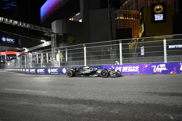 Formula 1 Grand Prix of Las Vegas 2025 - Third Practice Session Classification LAS VEGAS, NEVADA - NOVEMBER 21: Kimi Antonelli of Mercedes-AMG PETRONAS F1 Team (12) competes Third Practice Session Classification for F1 Grand Prix of Las Vegas at Las Vegas Strip Circuit on November 21, 2025 in Las Vegas, Nevada, United States. Tayfun Coskun Anadolu Nevada United States. Editorial use only. Please get in touch for any other usage.  Copyright: x2025xAnadoluxTayfunxCoskunx