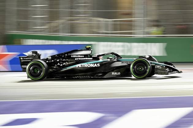 Formula 1 Grand Prix of Las Vegas 2025 - Third Practice Session Classification LAS VEGAS, NEVADA - NOVEMBER 21: Kimi Antonelli of Mercedes-AMG PETRONAS F1 Team (12) competes Third Practice Session Classification for F1 Grand Prix of Las Vegas at Las Vegas Strip Circuit on November 21, 2025 in Las Vegas, Nevada, United States. Tayfun Coskun Anadolu Nevada United States. Editorial use only. Please get in touch for any other usage.  Copyright: x2025xAnadoluxTayfunxCoskunx