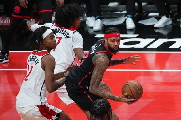 Washington Wizards v Toronto Raptors TORONTO, CANADA - NOVEMBER 21 : Brandon Ingram (3) of Toronto Raptors in action during the 2025 Emirates NBA, Basketball Herren, USA Cup basketball game between Washington Wizards and Toronto Raptors at the Scotiabank Arena on November 21, 2025 in Toronto, Ontario, Canada. Mert Alper Dervis Anadolu Ontario Canada. Editorial use only. Please get in touch for any other usage.  Copyright: x2025xAnadoluxMertxAlperxDervisx