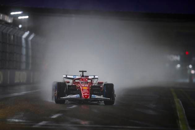 F1 - LAS VEGAS GRAND PRIX 2025 16 LECLERC Charles (mco), Scuderia Ferrari SF-25, action during the 2025 Formula 1 Las Vegas Grand Prix, 22th round of the 2025 FIA Formula One World Championship, WM, Weltmeisterschaft from November 21 to 23, 2025 on the Las Vegas Strip Circuit, in Paradise, Nevada, United States of America - ParadiseUnited States  Copyright: xJoaoxFilipex